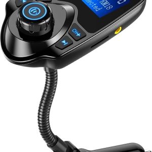 Nulaxy Car Bluetooth FM Transmitter [2024 Upgraded]