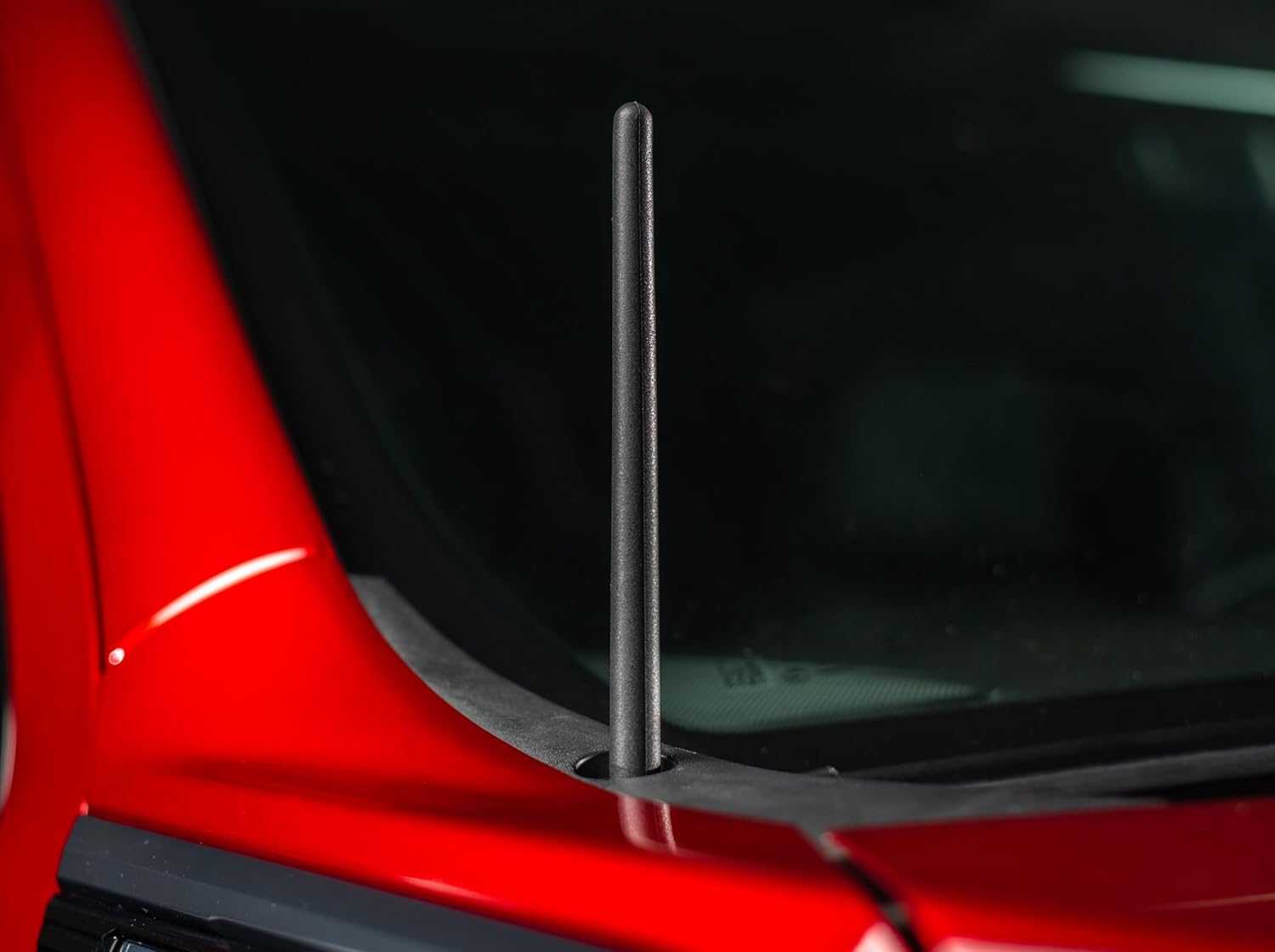 Votex Black Short Rubber 6 3/4 Inch Universal Antenna Kit - Car Wash Proof, Easy Setup - Image 2