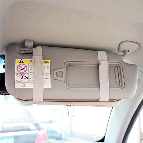 Da by Car Sun Visor Organizer, Multi-Pocket Visor Organizer Storage Pouch for Cars, SUVs & Trucks - Image 5