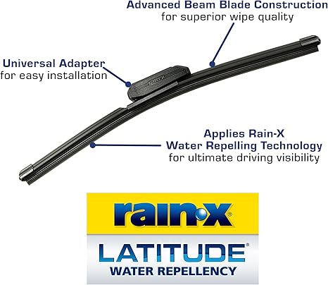 Rain-X 810165 Latitude 2-In-1 Water Repellent Wiper Blades - Image 8