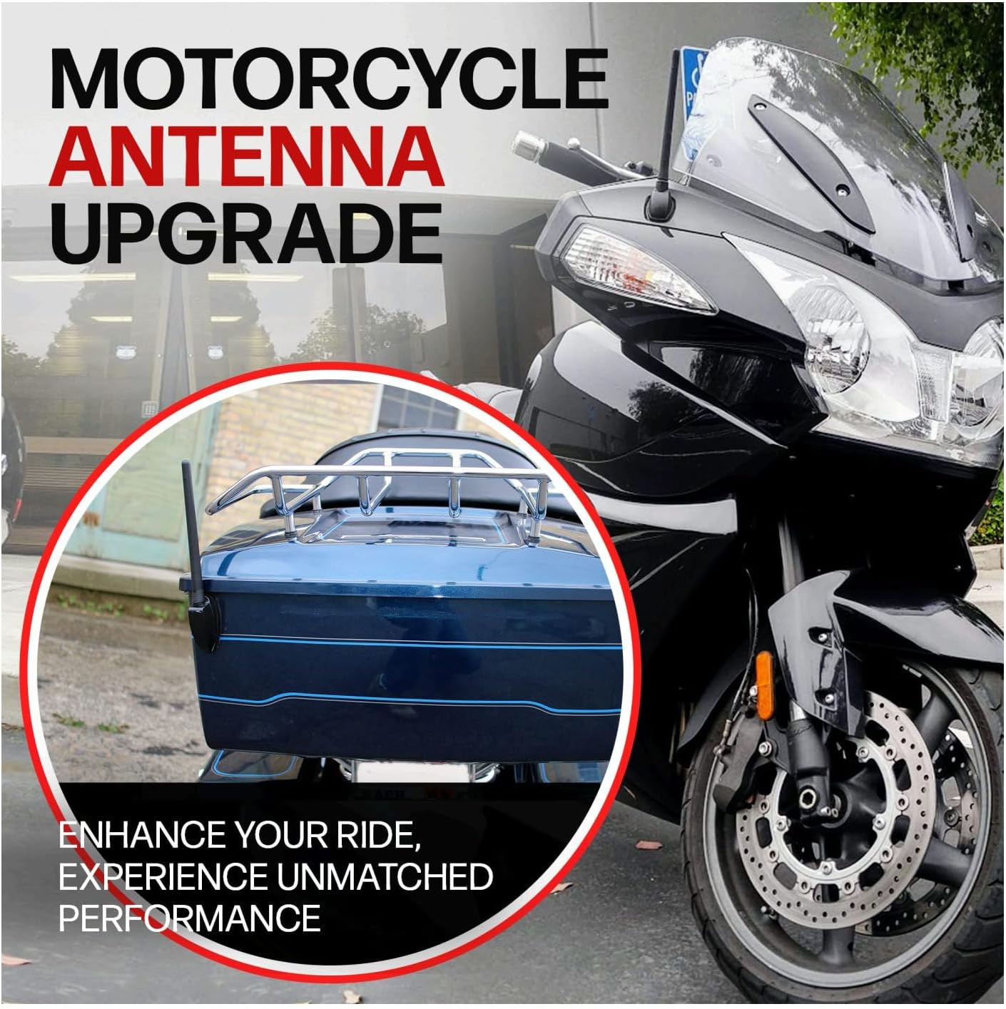 Votex Black Short Rubber 6 3/4 Inch Universal Antenna Kit - Car Wash Proof, Easy Setup - Image 4