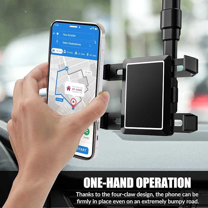 SXhyf Rear View Mirror Phone Holder, 2023 Rotatable and Retractable - Image 6
