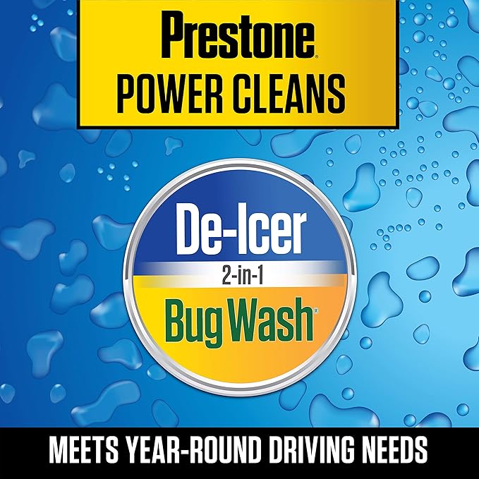 Prestone AS658 Deluxe 2-in-1 Windshield Washer Fluid, 1 Gallon - Image 3